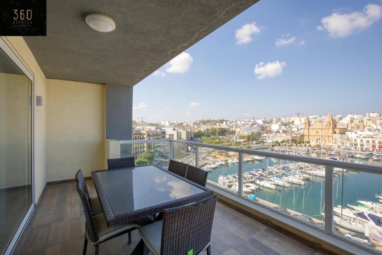 Seafront, Designer Apt With Private Terrace & Wifi By 360 Estates Pieta Экстерьер фото